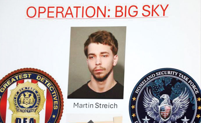 被捕的布碌崙男子史特賴希。