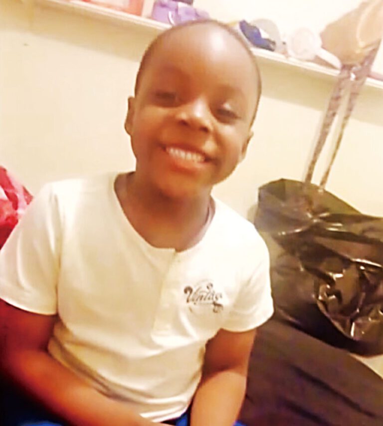 被校車輾斃的五歲幼童藍斯。 檔案圖片