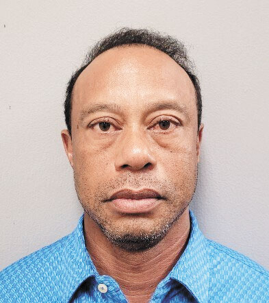 老虎活士3月27日在佛羅里達州斯圖爾特警局留下的檔案照。 美聯社