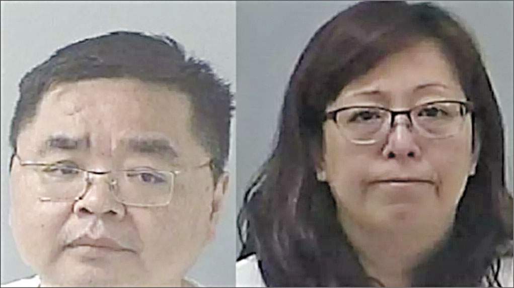 涉案的周宇、陳莉 。網上圖片