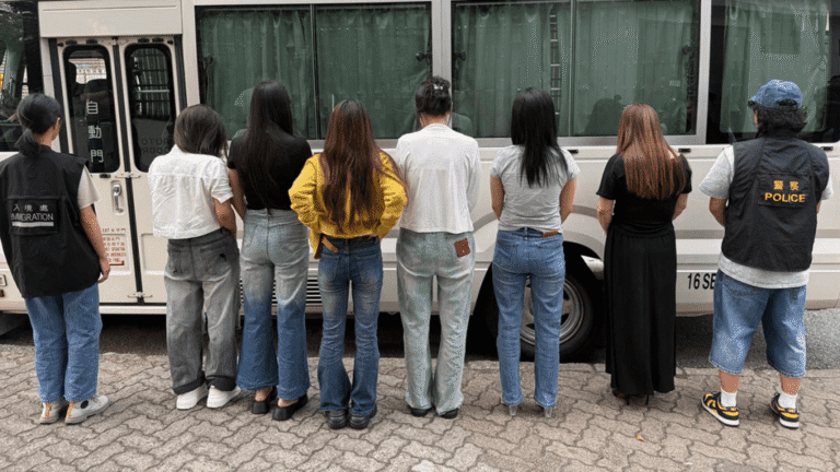 大埔上水掃黃行動 警聯入境處拘8名內地女子