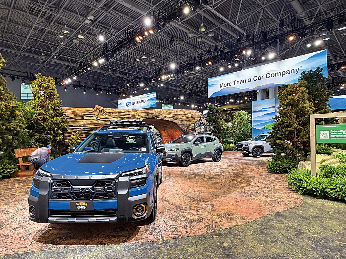 日本速霸陸展區以環保為主題。