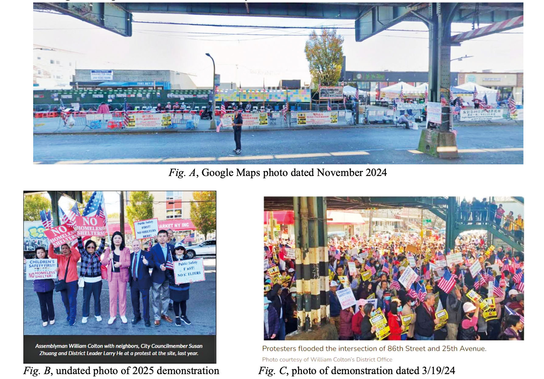 開發商26日在起訴書中展示由被告組織、宣傳、及參與的部分集會起訴書截圖。