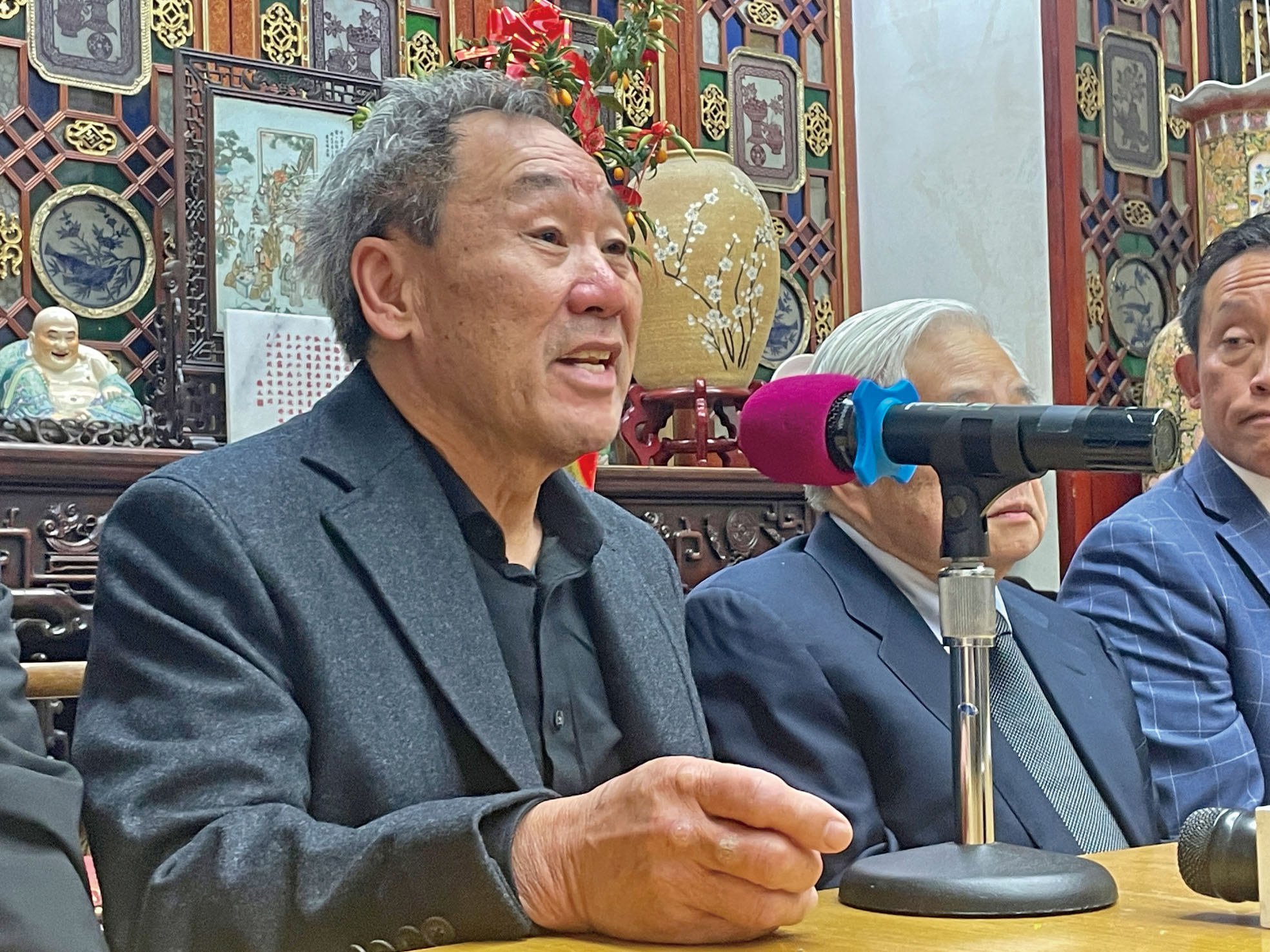 黃金德曾孫、現年76歲的黃諾曼,呼籲大法官守護其先祖留下的憲法遺產。美聯社