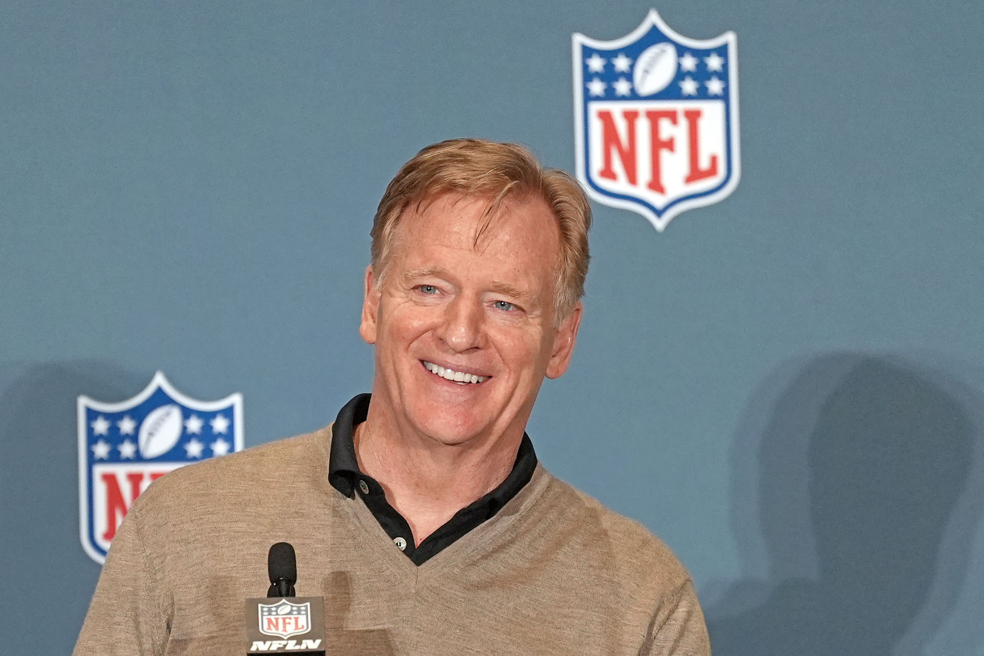 NFL總裁古德爾。美聯社