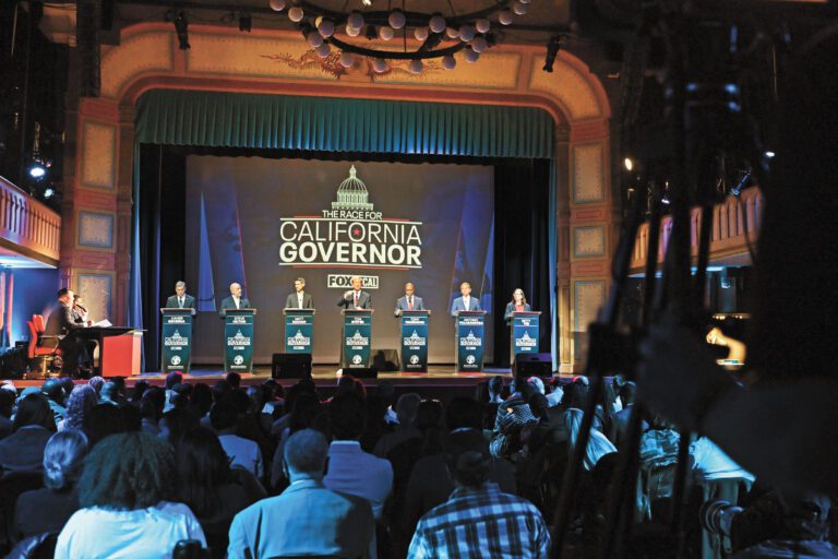 加州州長競選，民主黨內競爭激烈。美聯社資料圖