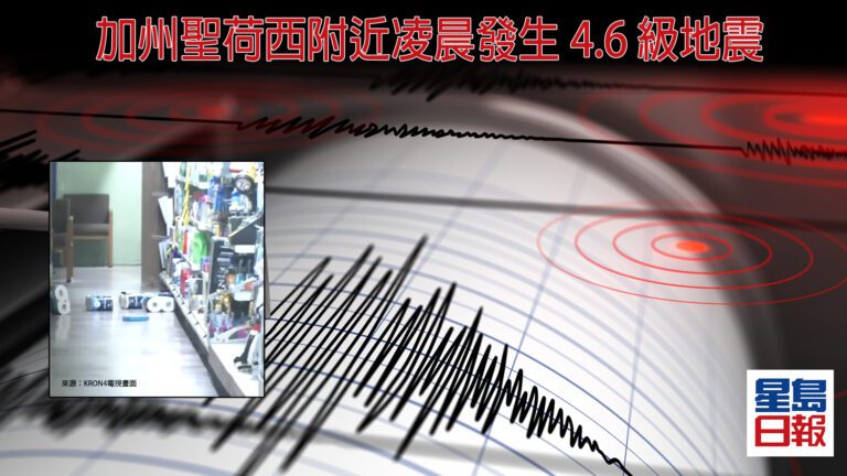 加州聖荷西附近凌晨發生4.6級地震！驚醒無數居民，官方最新回應出爐