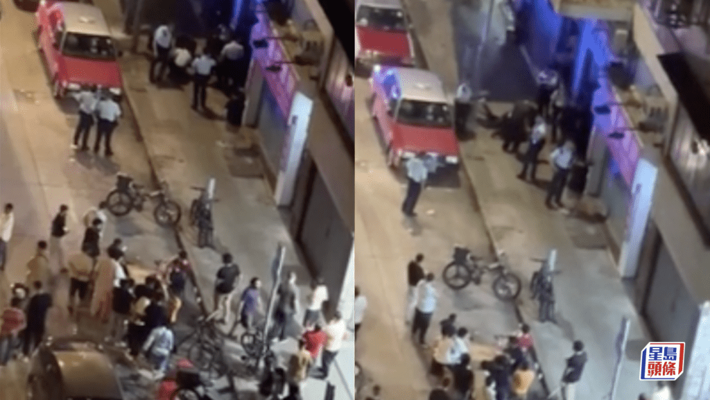 深水埗男子情緒激動 警員到場處理並將其制服