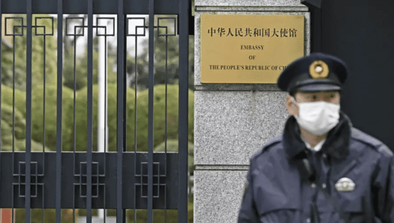 日自衛隊員闖中國使館 日方致歉並將全面檢查全國領館保安