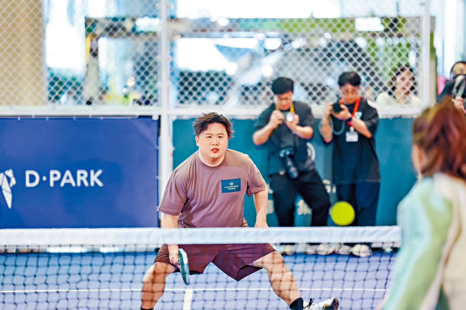 Fatboy身手靈敏，發球及截擊都有板有眼。
