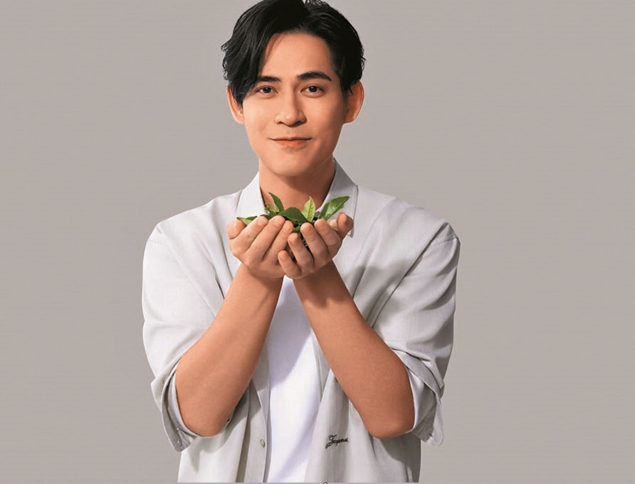 周渝民為茶飲品牌代言。網上圖片