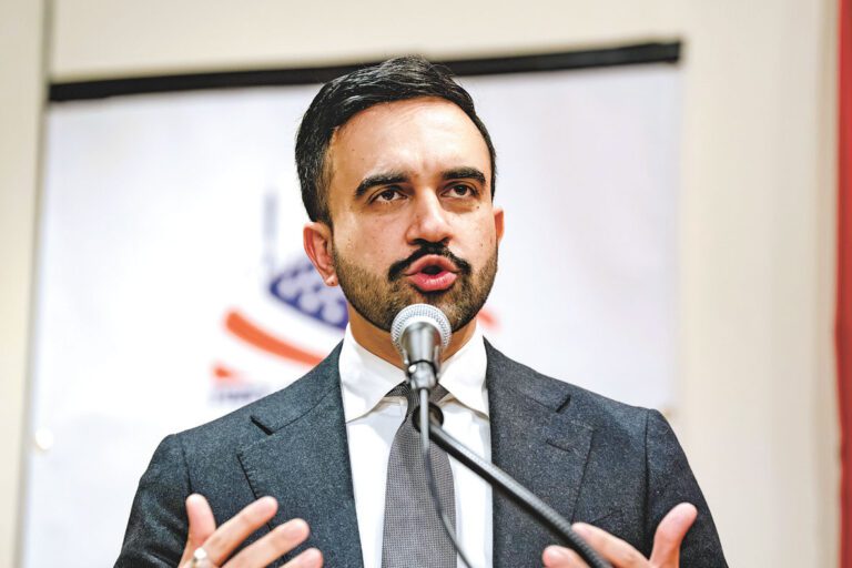 馬姆達尼目前正與奧本尼及市議會就預算爭議展開交鋒。 Shuran Huang/紐約時報