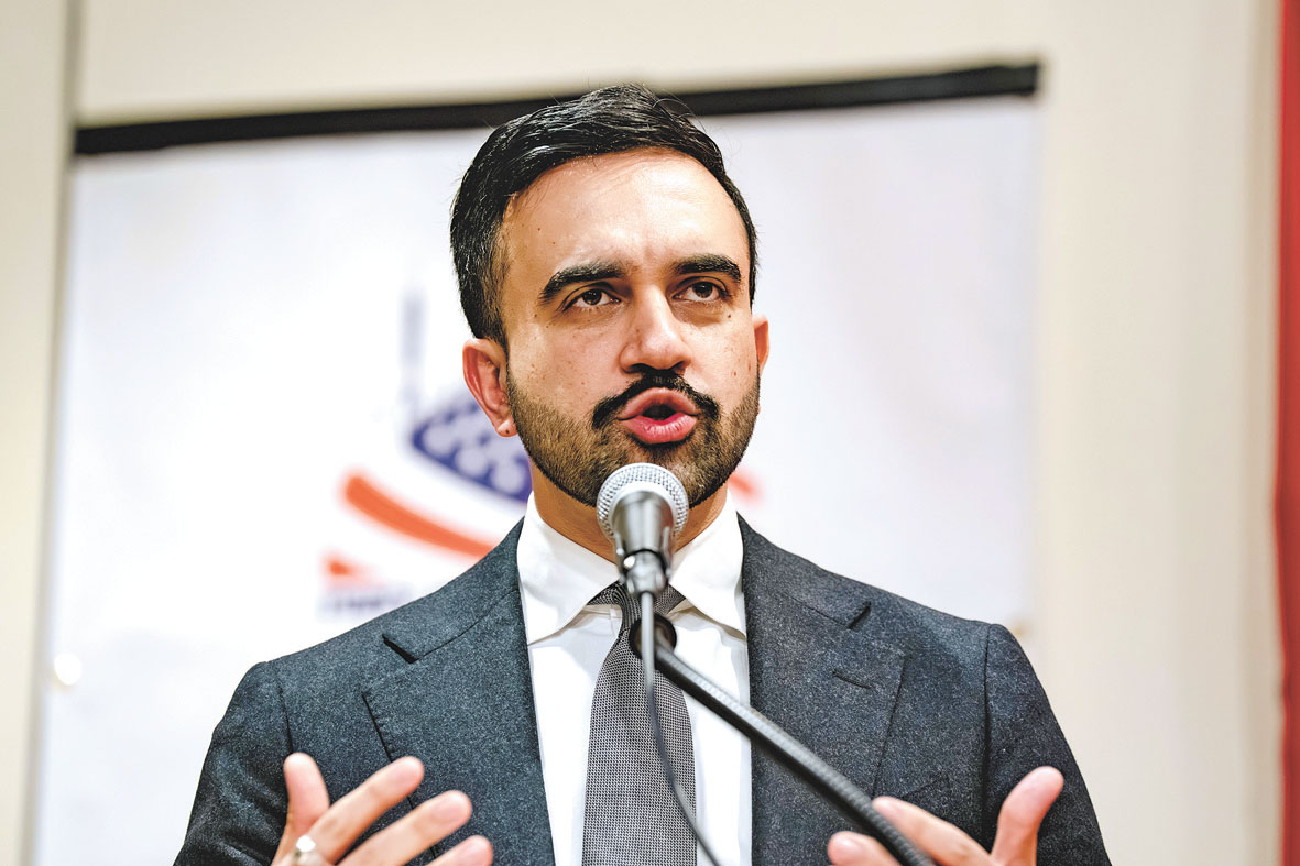 馬姆達尼目前正與奧本尼及市議會就預算爭議展開交鋒。 Shuran Huang/紐約時報