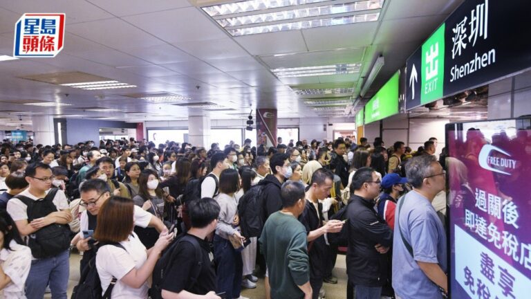 復活清明長假首日出入境人次破110萬 離境人流佔逾七成