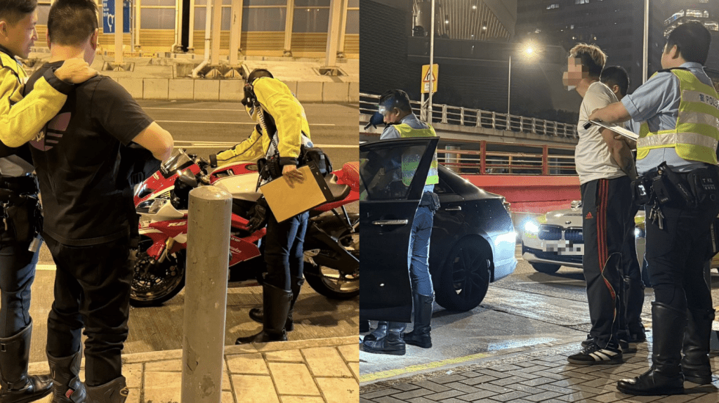 東九龍復活節假期嚴打醉駕及非法賽車 拘5男檢冰毒私煙