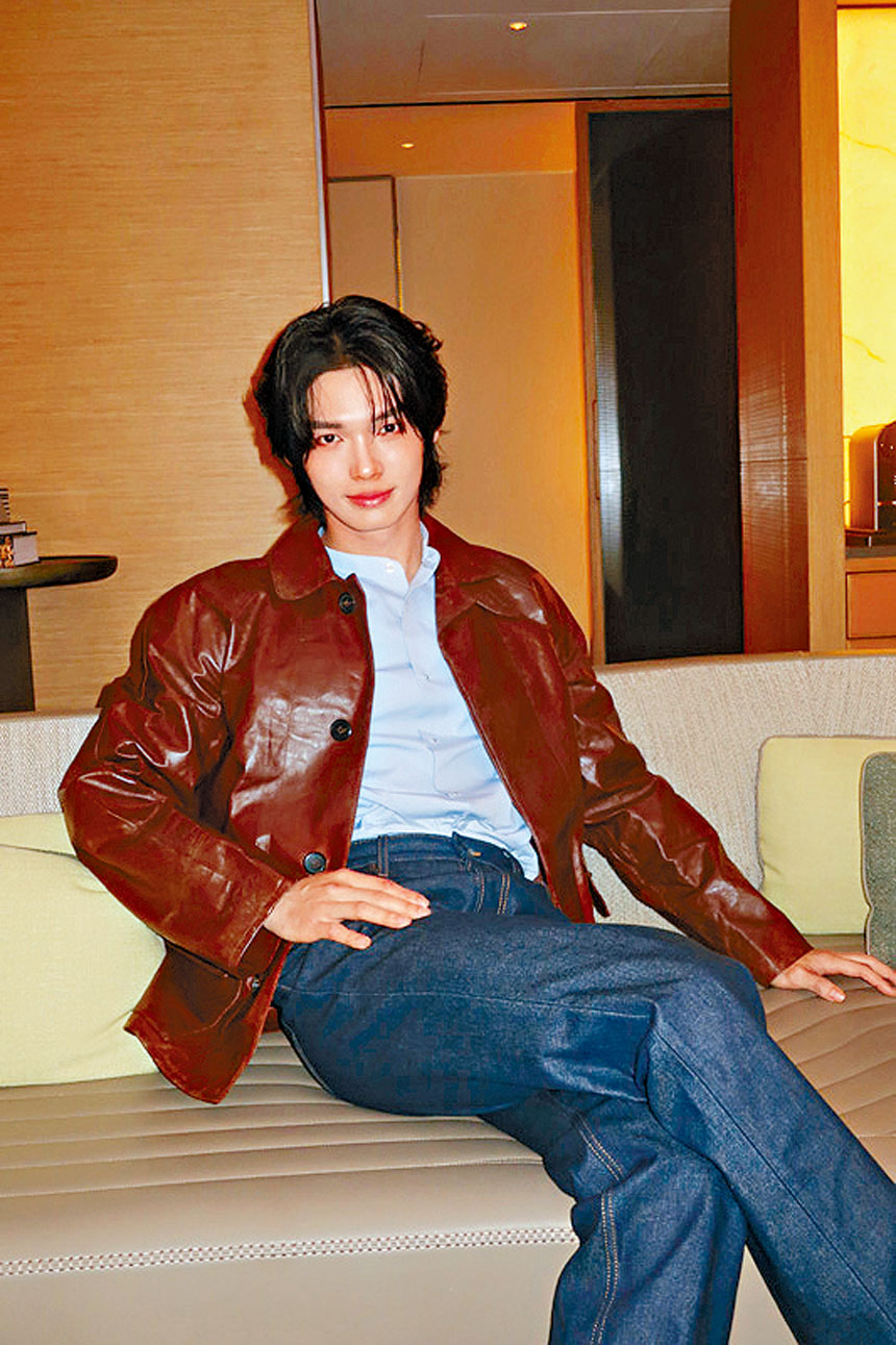 ■Win到港出席校園講座，與學生們分享演戲經驗。