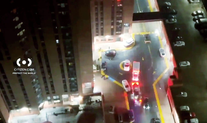 命案發生於2日晚在莫里斯高地一棟公寓。 Citizen圖片