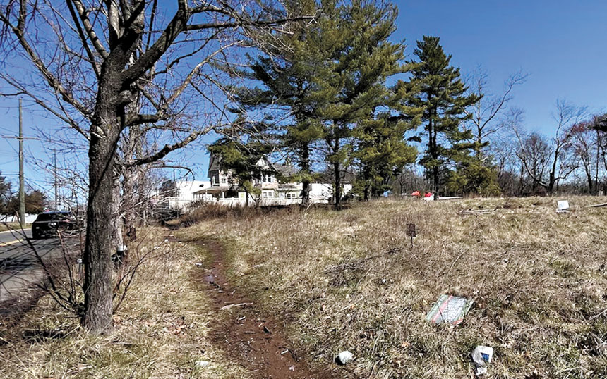 市府計劃在圖示的空曠地興建遊民所。