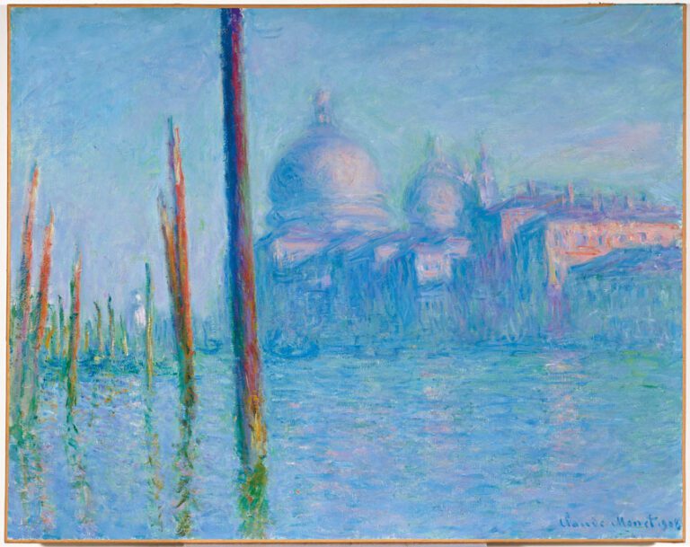 莫內的《威尼斯大運河》（The Grand Canal, Venice）。三藩市美術館