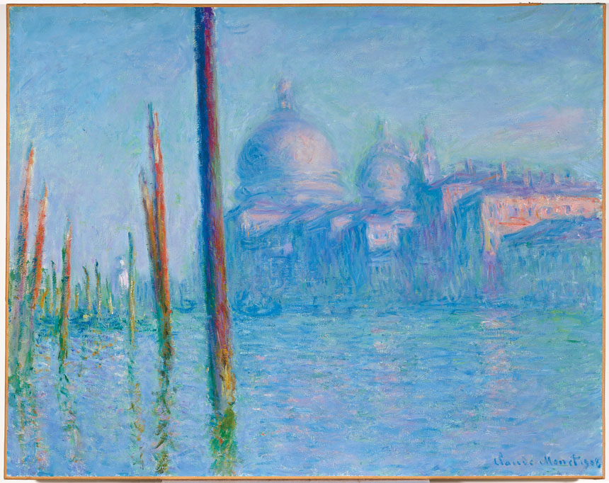 莫內的《威尼斯大運河》(The Grand Canal, Venice)。三藩市美術館