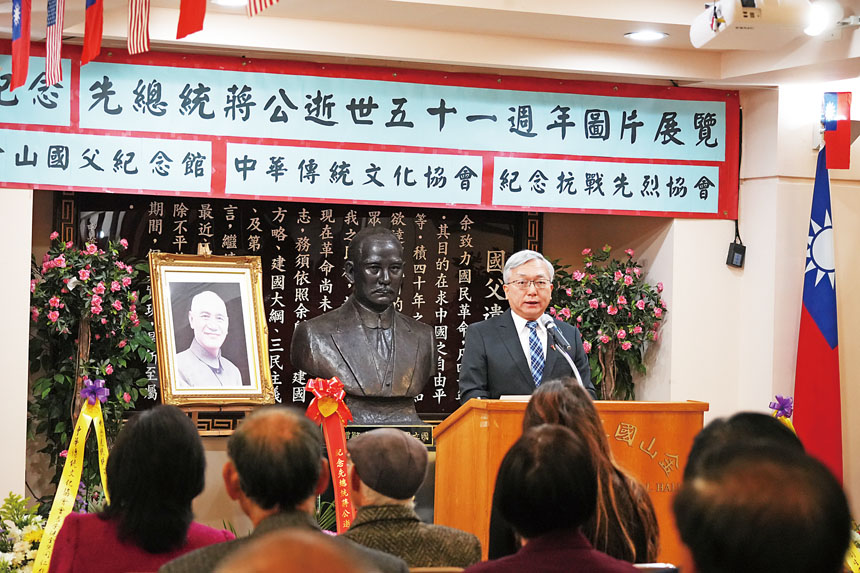 台北經濟文化辦事處副處長朱永昌致詞。記者黃偉江攝