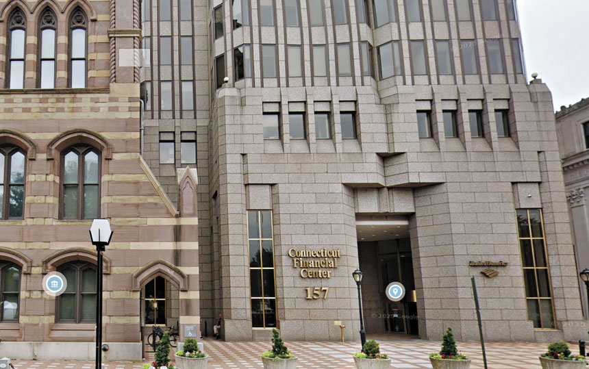 美國康涅狄格聯邦檢察官辦公室。 圖片來源：谷歌地圖