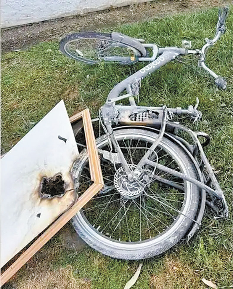 聖荷西公寓大樓肇因是電動腳踏車的電池起火。聖荷西消防局