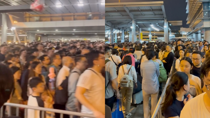 復活節長假結束 深圳灣羅湖口岸深夜現返港人潮