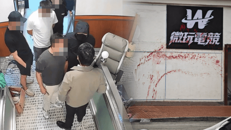 元朗試業網吧遭淋紅油 警方列刑事毀壞調查