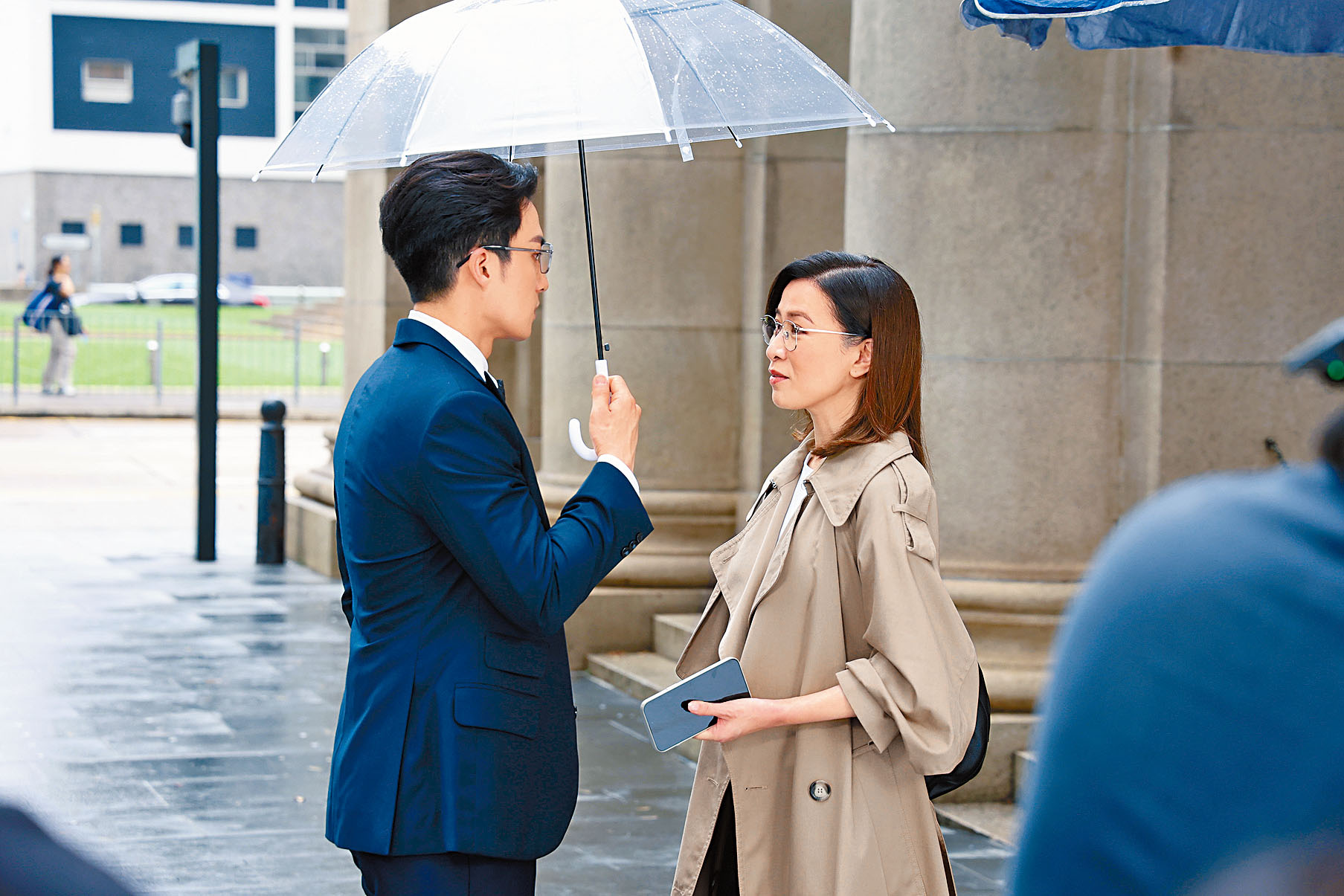 阿佘和周嘉洛有不少對手戲。