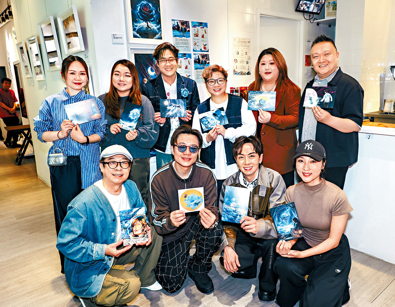 歷屆《中年好聲音》好友黃博、顏志恒、丁文俊、李泇霖、梁浩賢等都有到場支持。