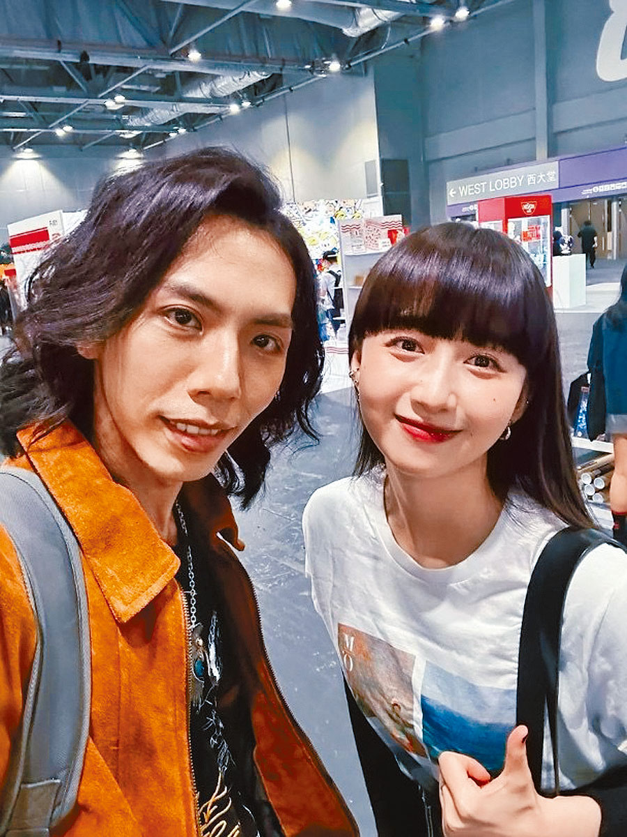 「港版木村」達哥分享與Cocomi的合照。