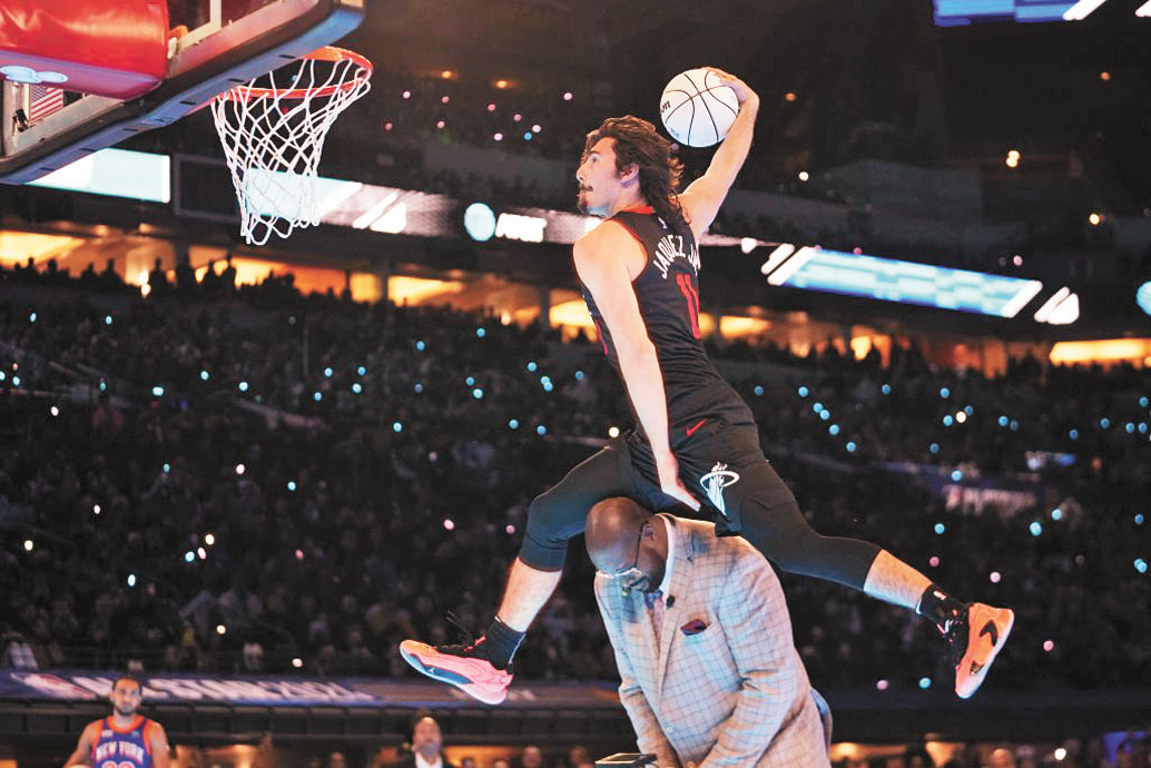 奧尼爾曾擔任扣籃大賽助陣嘉賓。美聯社資料圖片