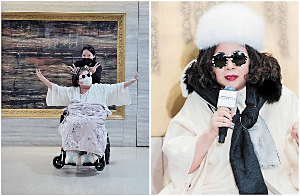 陳文茜公開近照。網上圖片