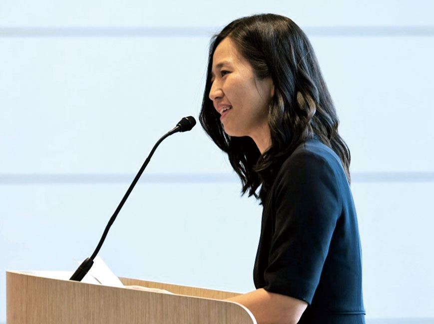 吳弭發表致詞。