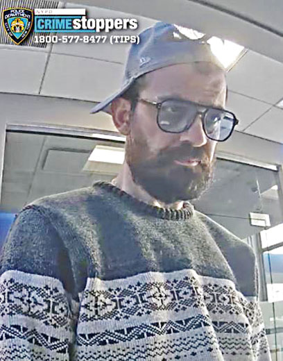 警方通緝圖示的竊賊。