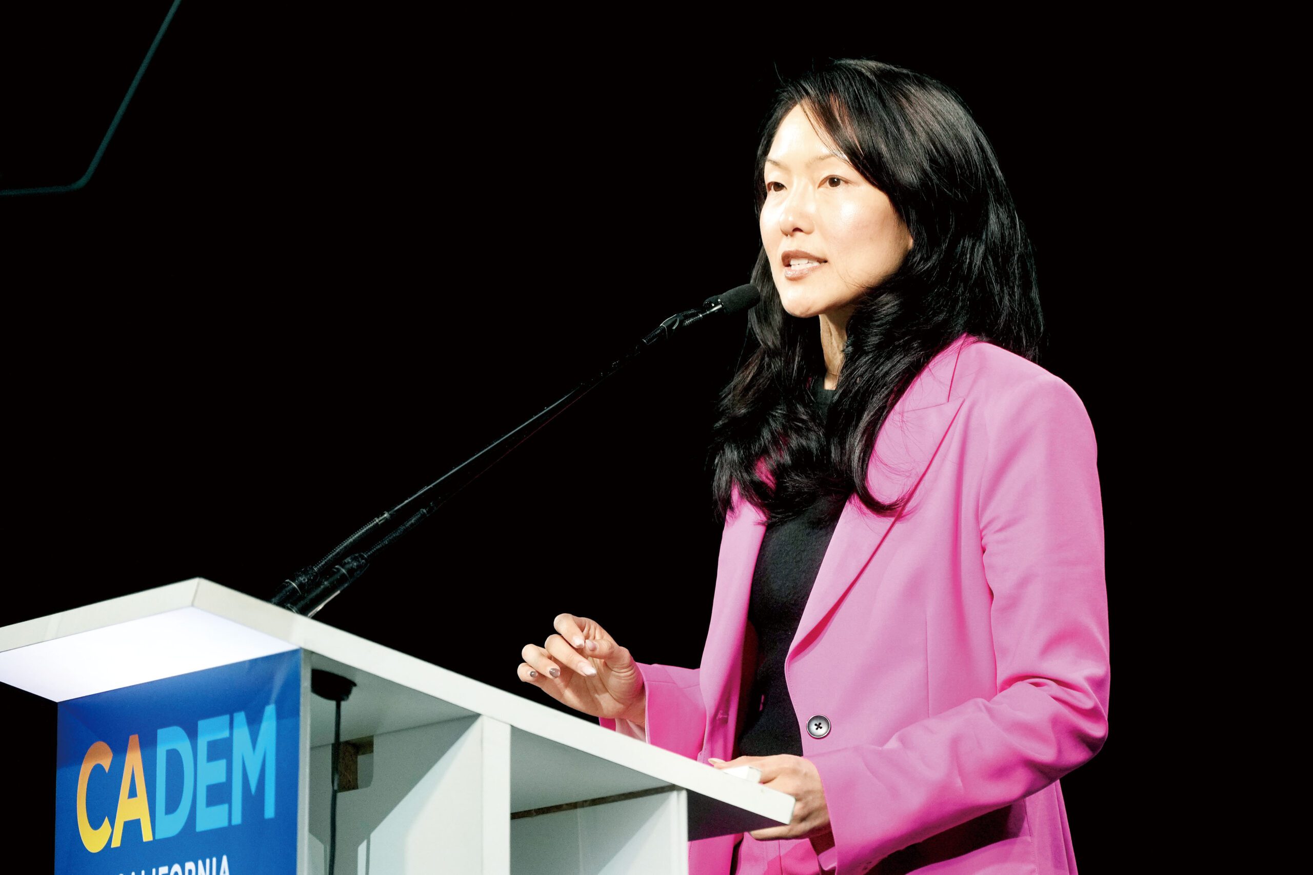 金貞妍。美聯社