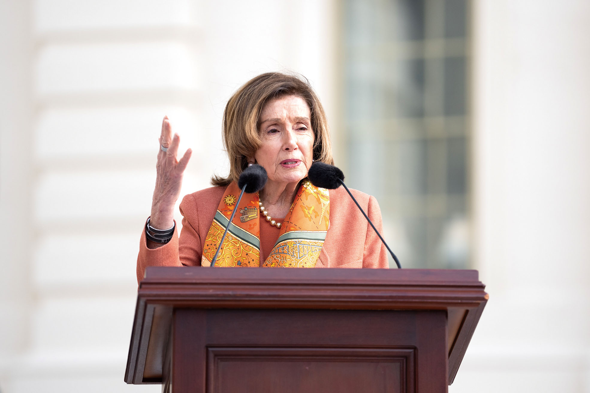 普洛西指「特朗普的不穩定狀態比以往任何時候都更明顯且更危險」。美聯社資料圖片