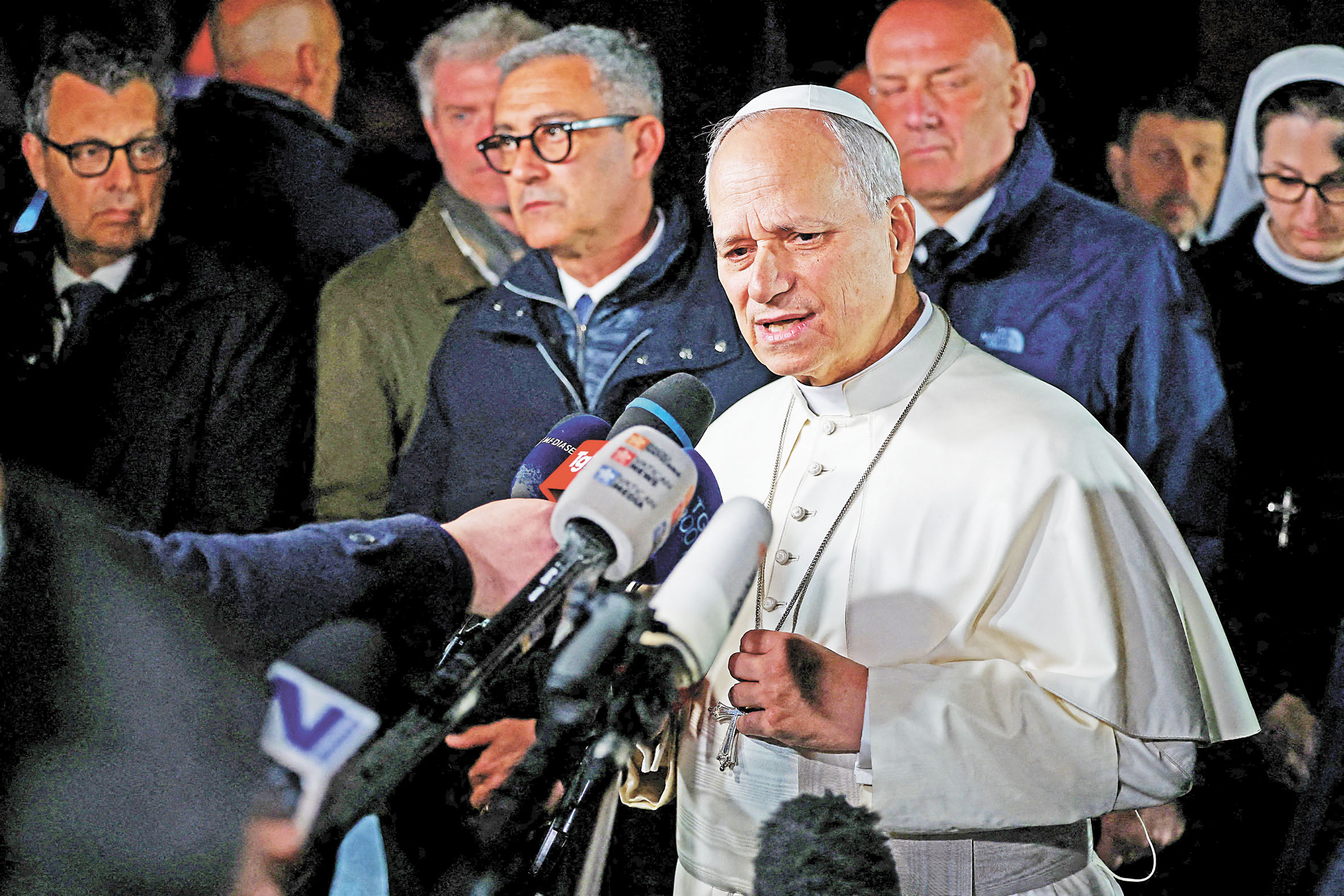 羅馬教宗良十四世指特朗普言論「不可接受」。路透社