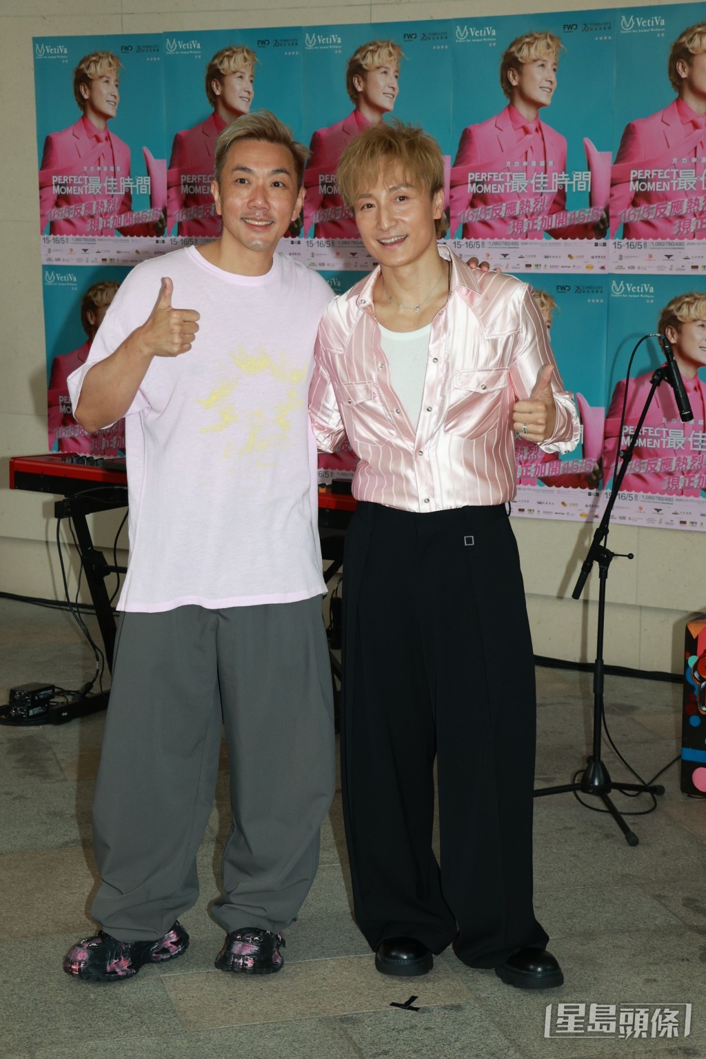 他透露屆時會與師兄劉浩龍在台上大展肌肉。