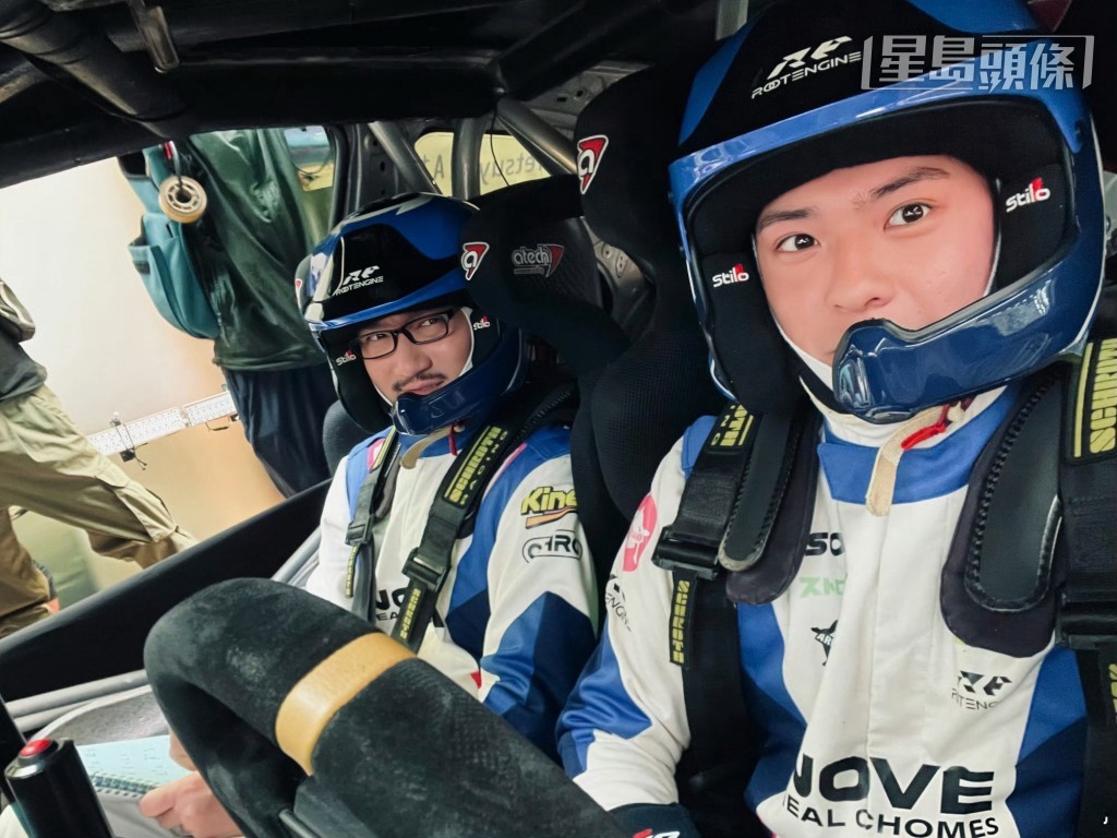 演員原島大地（右）