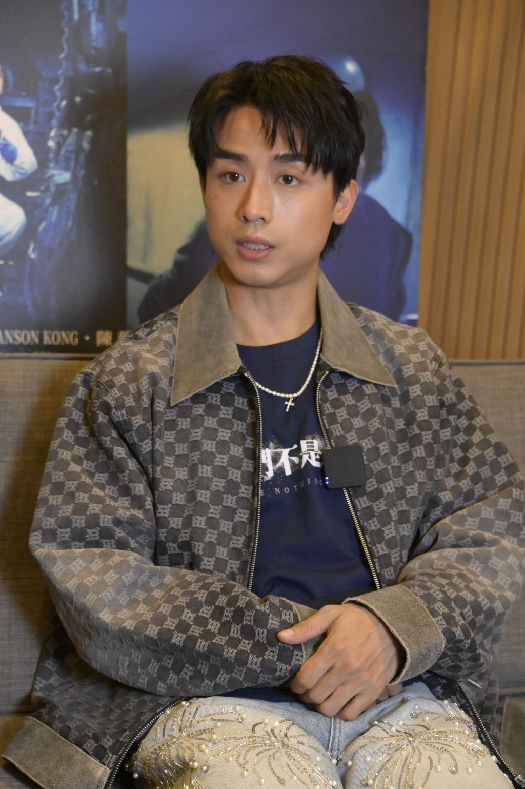 拍攝親熱戲前，AK坦言擔心，導演邱禮濤則以經驗安慰二人。