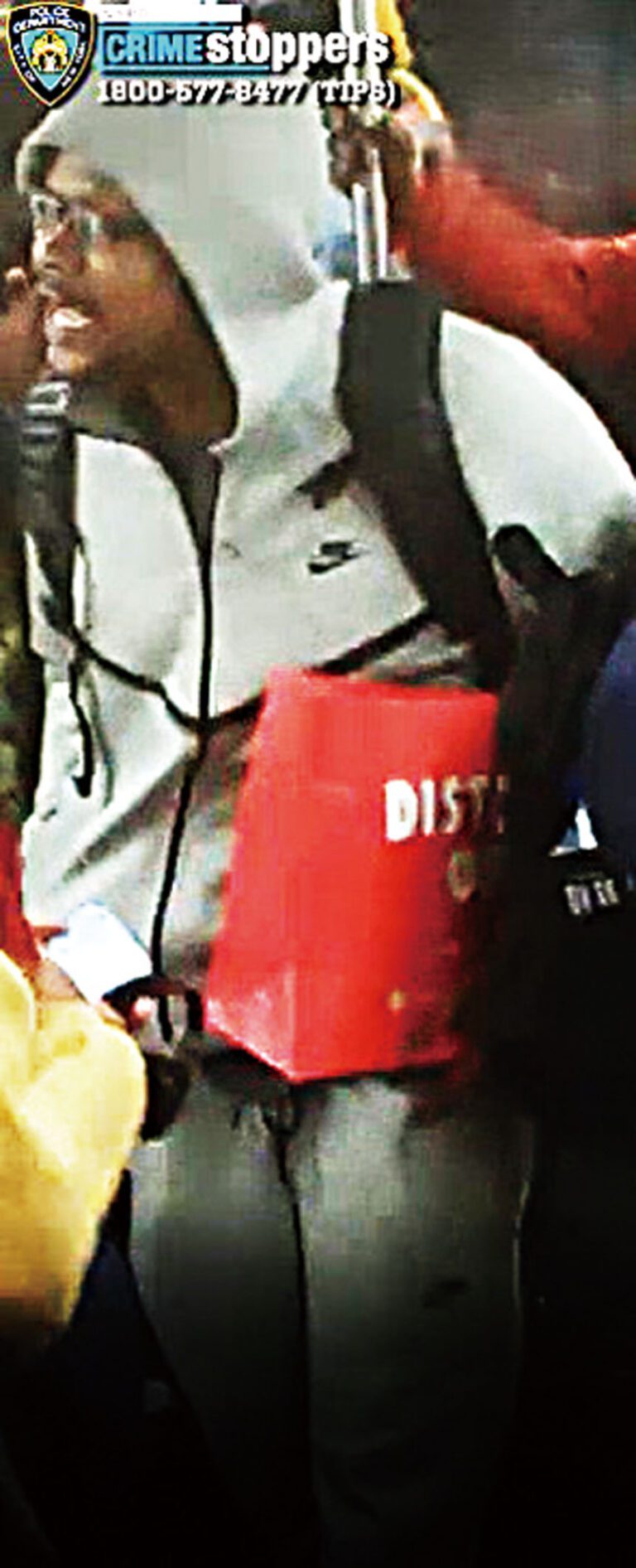 圖為涉案男嫌。 NYPD