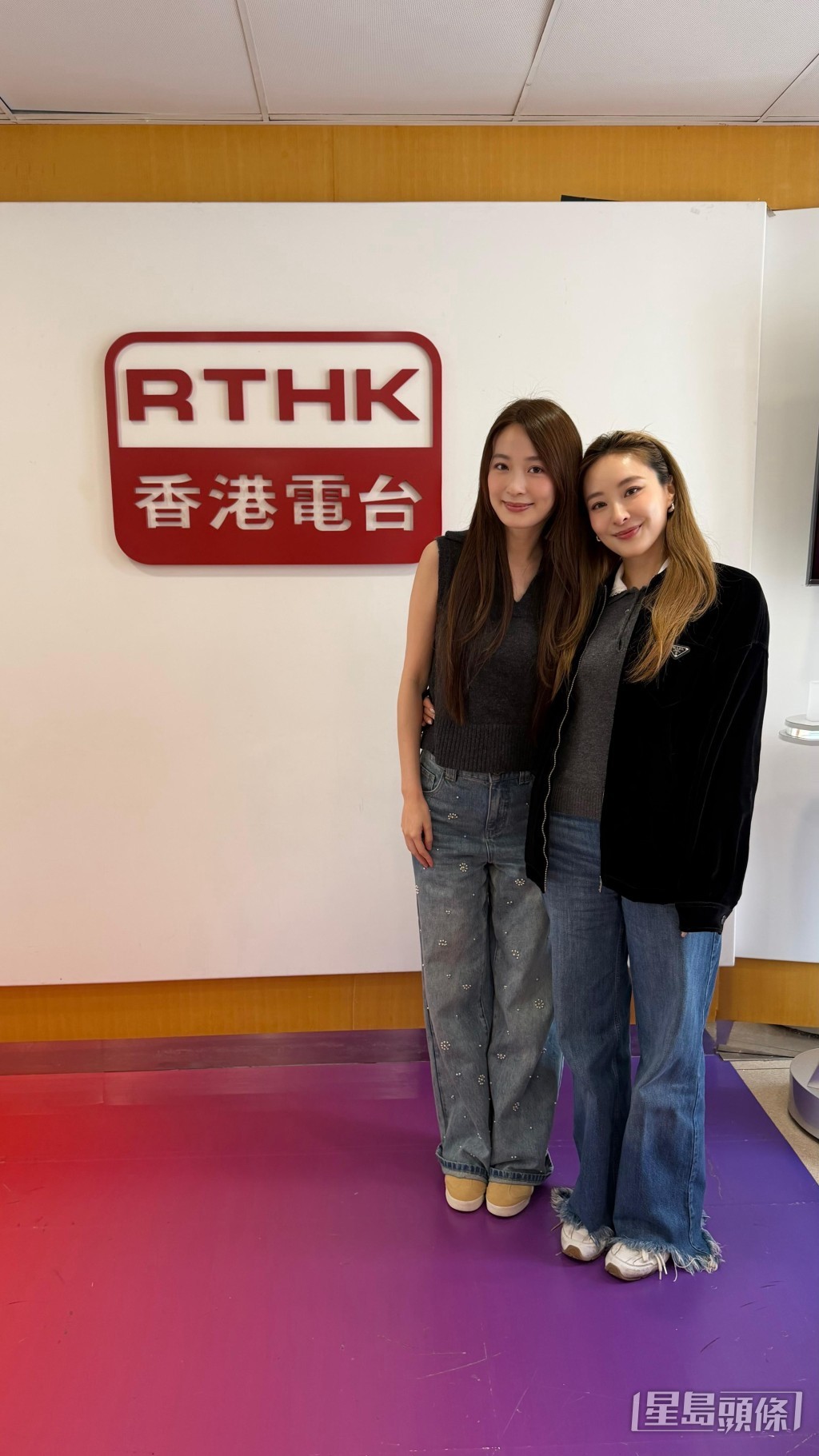 蔡潔和陳瀅日前一同接受香港電台訪問。