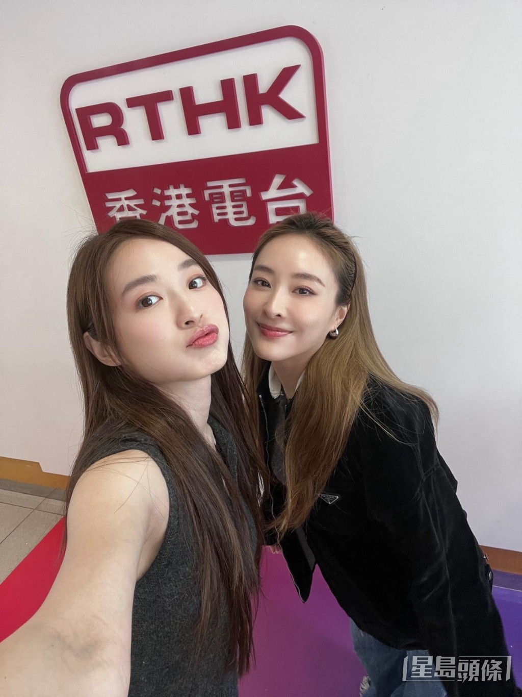 蔡潔與陳瀅為即將舉行的演出積極宣傳造勢。