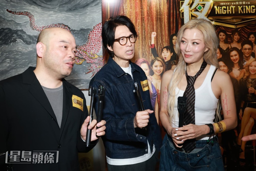 對於照片中張達明顯得消瘦，黃子華表示張達明的健康狀況正在向好。