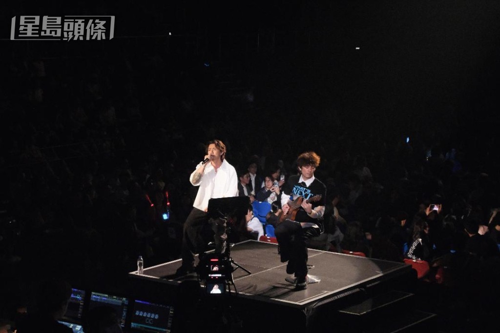 張繼聰在台上重現一次。