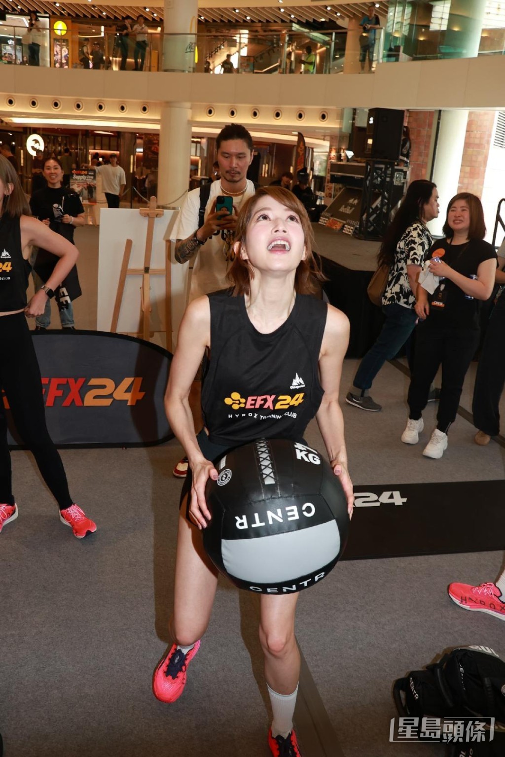 蘇皓兒分享自己平日有持續運動的習慣。