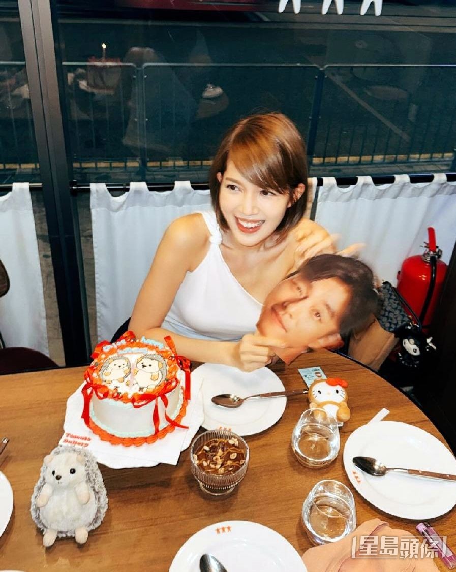 蘇皓兒對於生日驚喜感到十分開心。