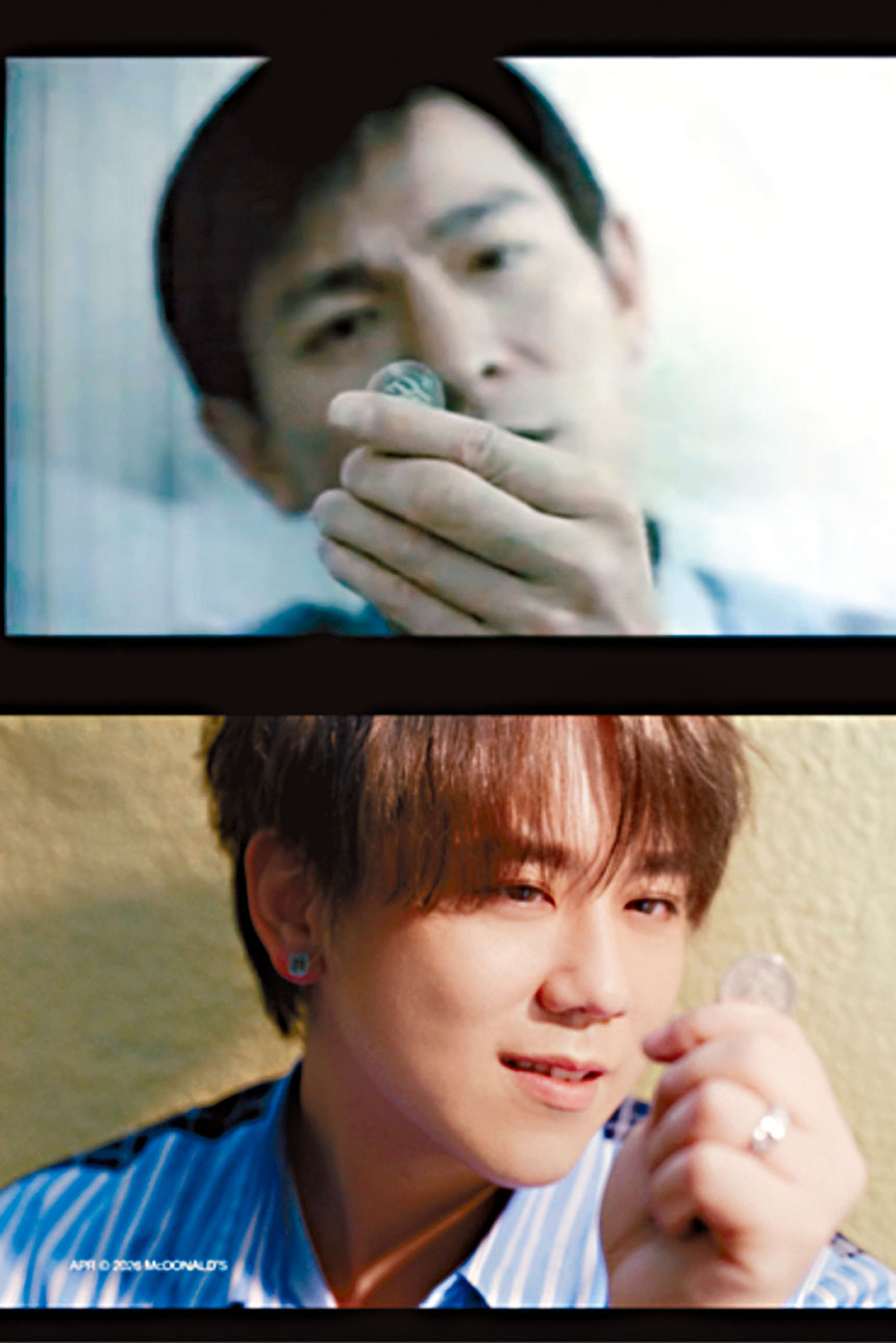 ■姜濤神還原當年華仔的MV場口。